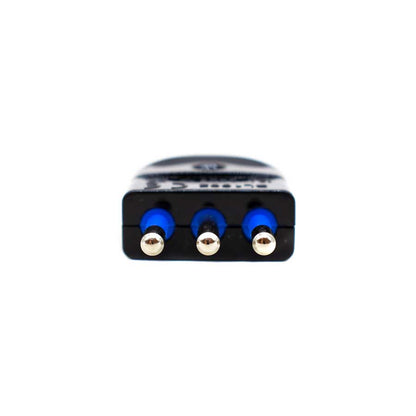 FICHA MODULAR 10AMP 3 PATAS NEGRA LED LIFE SL1002