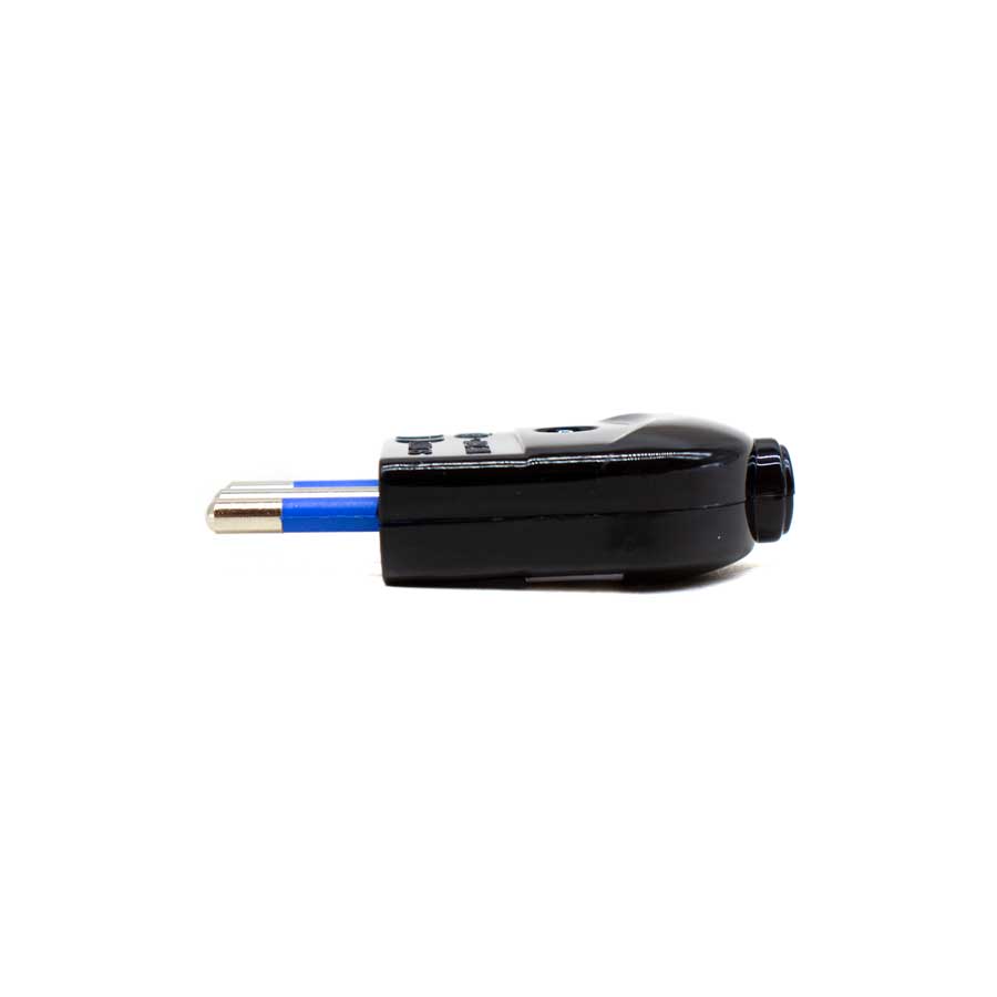 FICHA MODULAR 10AMP 3 PATAS NEGRA LED LIFE SL1002