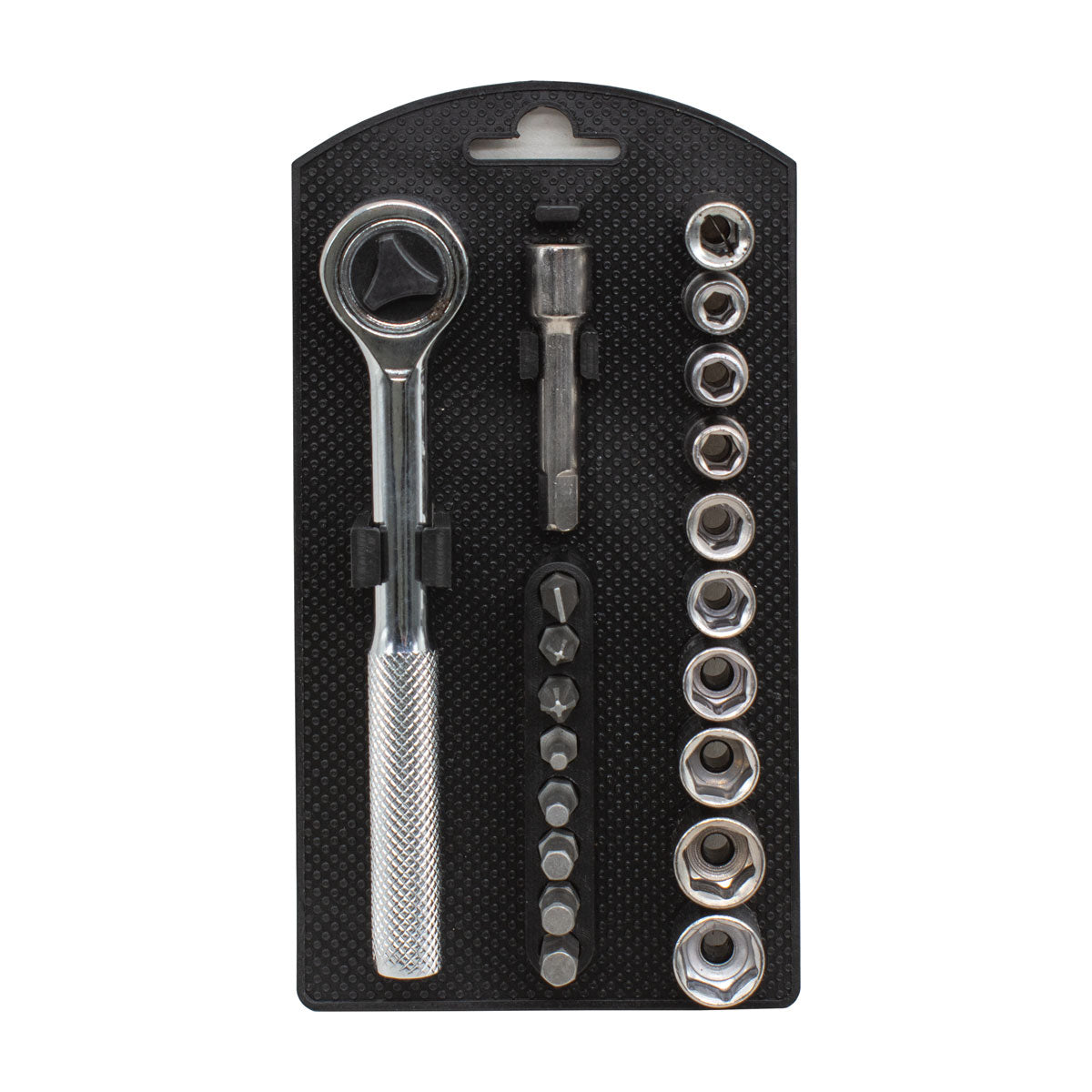 JUEGO DE DADO Y PUNTA 1/4” 20PZ 5-12MM LH-1963