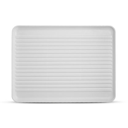 ESCURRIDOR METAL BLANCO CON CUBIETERO LH-3678