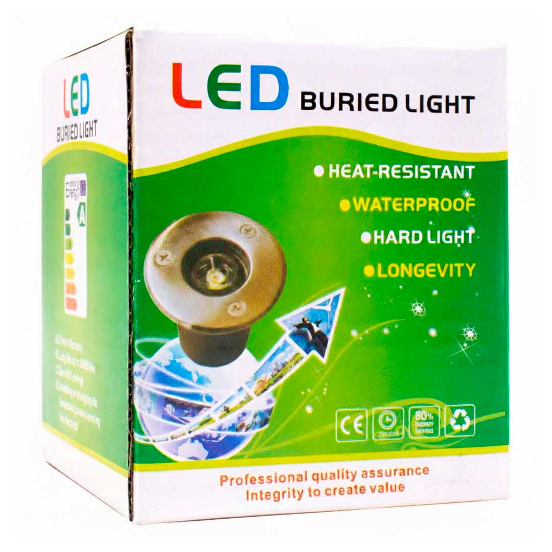 SPOT LED EMBUTIR EN PISO 1W 220V 3200K LH-2683