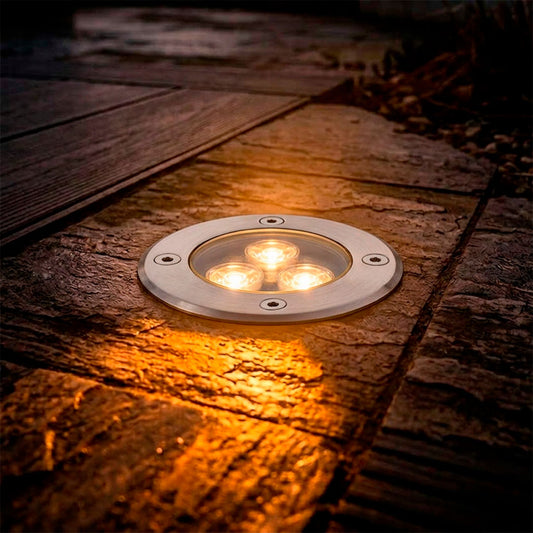 SPOT LED EMBUTIR EN PISO 3W 220V 3200K LH-2684