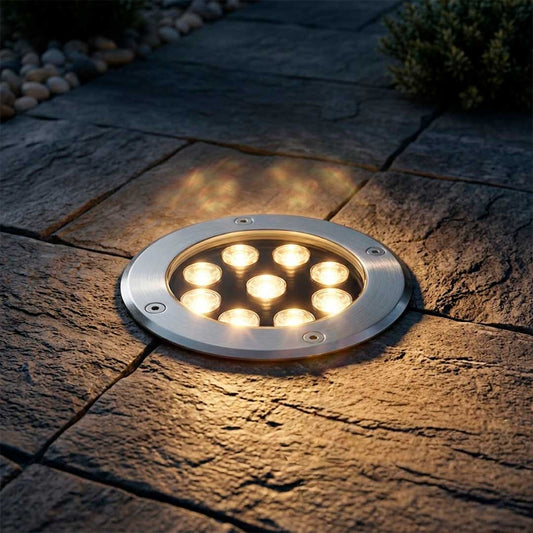 SPOT LED EMBUTIR EN PISO 9W 220V 3200K LH-2686