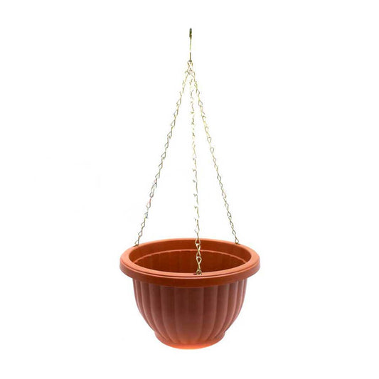MACETA DE COLGAR PLASTICA MARRON LH-3897