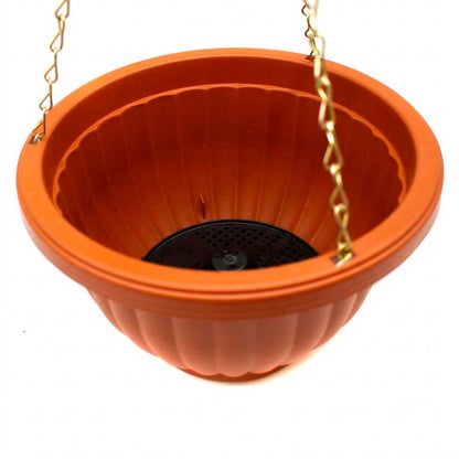 MACETA DE COLGAR PLASTICA MARRON LH-3897