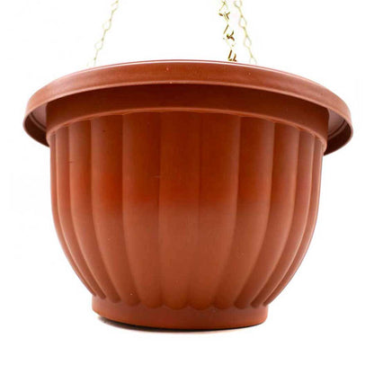 MACETA DE COLGAR PLASTICA MARRON LH-3897