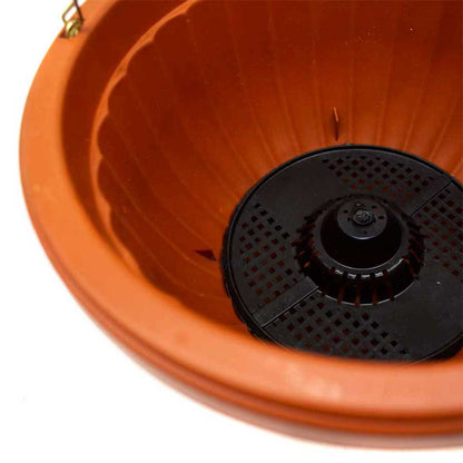 MACETA DE COLGAR PLASTICA MARRON LH-3897