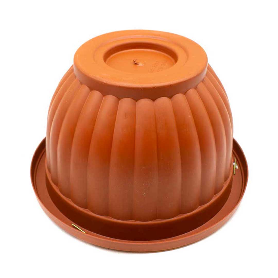MACETA DE COLGAR PLASTICA MARRON LH-3897