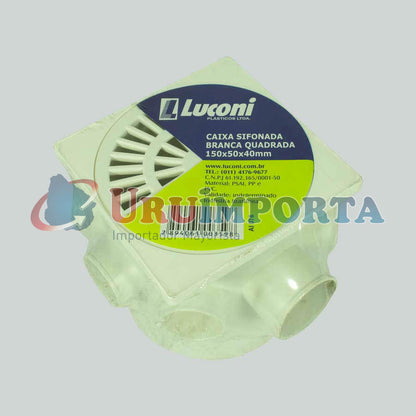 CAJA SIFONADA 150X150X40MM BLANCA LUCONI 3343