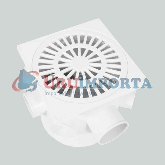 CAJA SIFONADA 150X150X40MM BLANCA LUCONI 3343