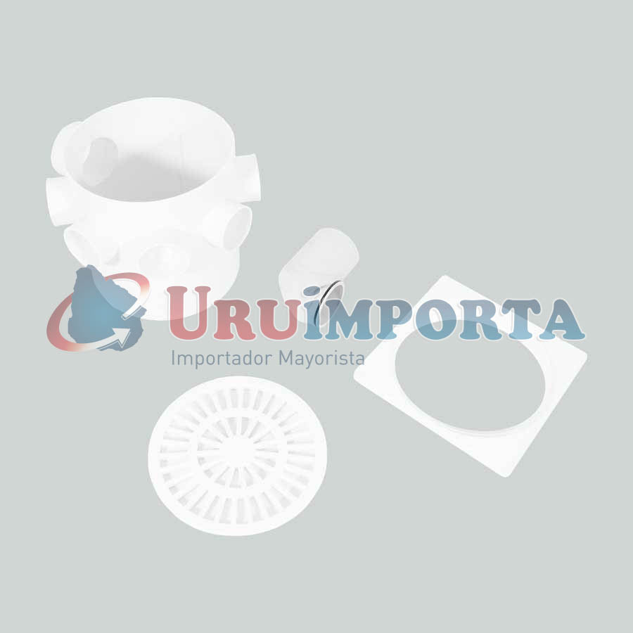 CAJA SIFONADA 150X150X40MM BLANCA LUCONI 3343