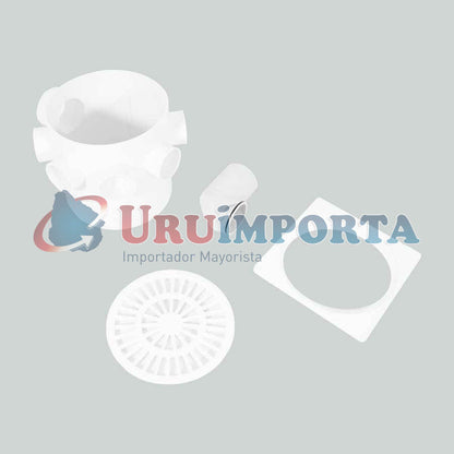 CAJA SIFONADA 150X150X40MM BLANCA LUCONI 3343