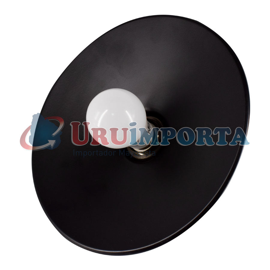 LAMPARA COLGAR VINTAGE METAL NEGRA/DORADA LH2317