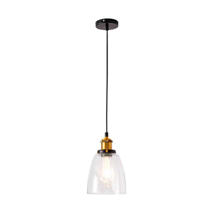 LAMPARA DE COLGAR VINTAGE DE VIDRIO LH-2321