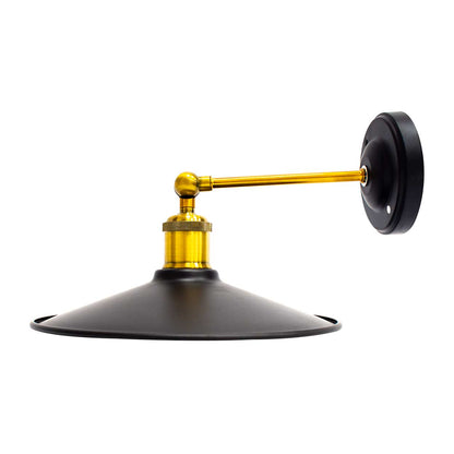 APLIQUE DE PARED VINTAGE DORADO/NEGRO LH-2319