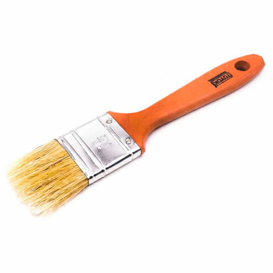 PINCEL 1 1/2″ MANGO PLASTICO NARANJA LH-2272