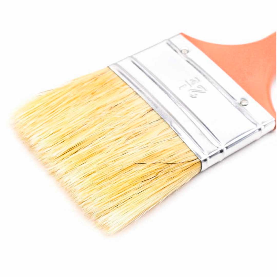 PINCEL 2 1/2″ MANGO PLASTICO NARANJA LH-2274