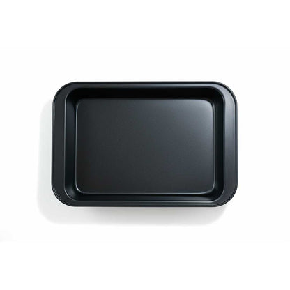 ASADERA RECTANGULAR NEGRA 31X22CM F5-3222