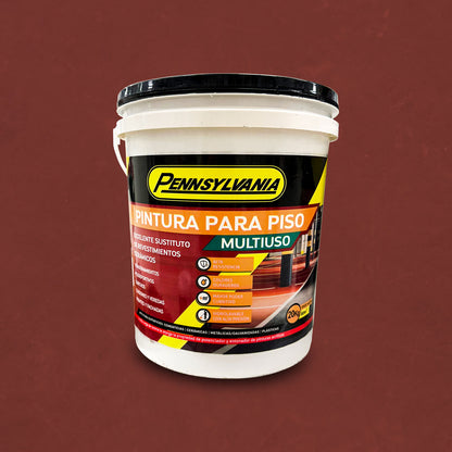 PINTURA PARA PISOS 20 KILOS TEJA