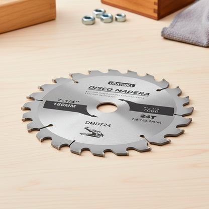 DISCO CORTE MADERA 7 1/4″ 24D UYUSTOOLS DMD724