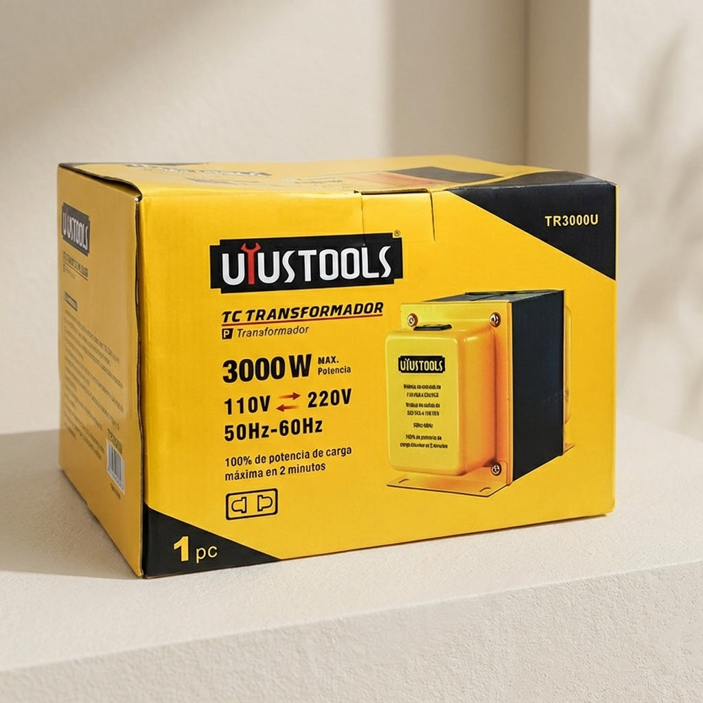 TRANSFORMADOR 3000W 220V-110V UYUSTOOLS TR3000U
