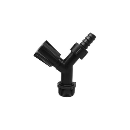 CANILLA 1/2 3/4 NEGRA PLASTICA PLASBOHN 001003