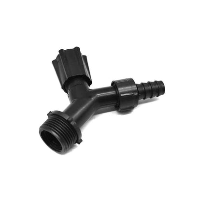 CANILLA 1/2 3/4 NEGRA PLASTICA PLASBOHN 001003
