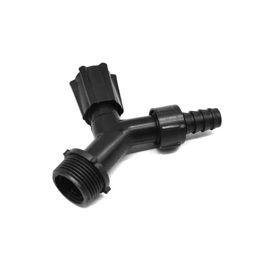 CANILLA 1/2 3/4 NEGRA PLASTICA PLASBOHN 001003