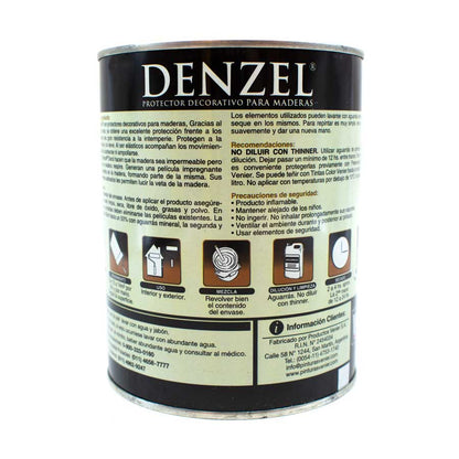 PROTECTOR 1L CEDRO PARA MADERA SATINADO DENZEL