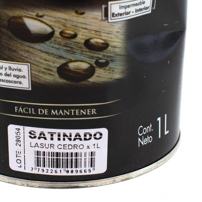 PROTECTOR 1L CEDRO PARA MADERA SATINADO DENZEL