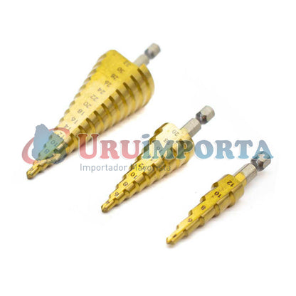 MECHA CONICA 3PZ 4-12MM 4-20MM 4-32MM LH-2355