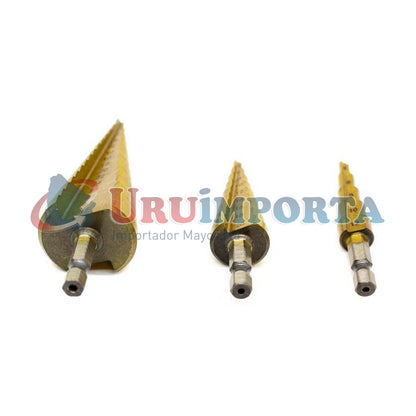 MECHA CONICA 3PZ 4-12MM 4-20MM 4-32MM LH-2355