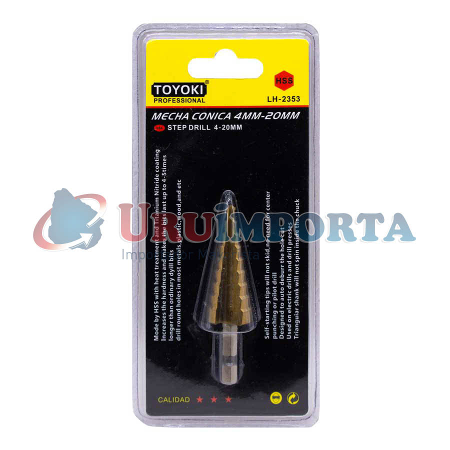 MECHA CONICA 4-20MM EN BLISTERS LH-2353