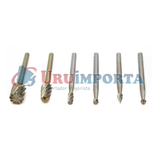 FRESA 6PZ 3MM LARGO 40MM EN BLISTERS LH-2361