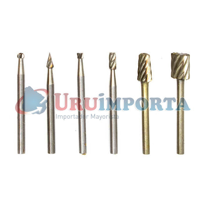 FRESA 6PZ 3MM LARGO 40MM EN BLISTERS LH-2361