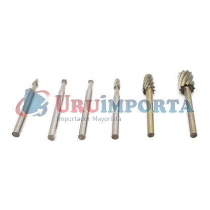 FRESA 6PZ 3MM LARGO 40MM EN BLISTERS LH-2361