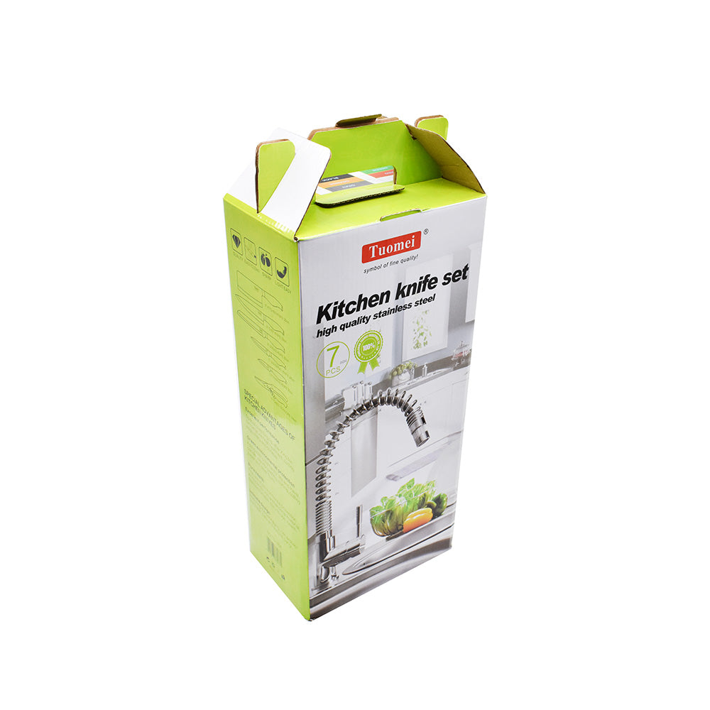SET DE CUCHILLOS 7PZ PARA COCINA LH-2592