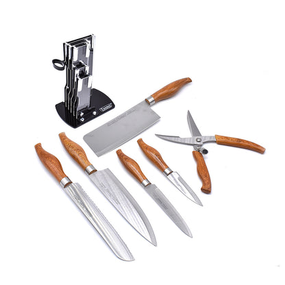 SET DE CUCHILLOS 7PZ PARA COCINA LH-2592