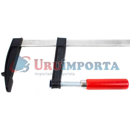 PRENSA TIPO F 120X400MM MANGO ROJO LH-1224
