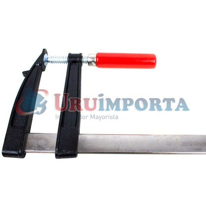 PRENSA TIPO F 120X400MM MANGO ROJO LH-1224