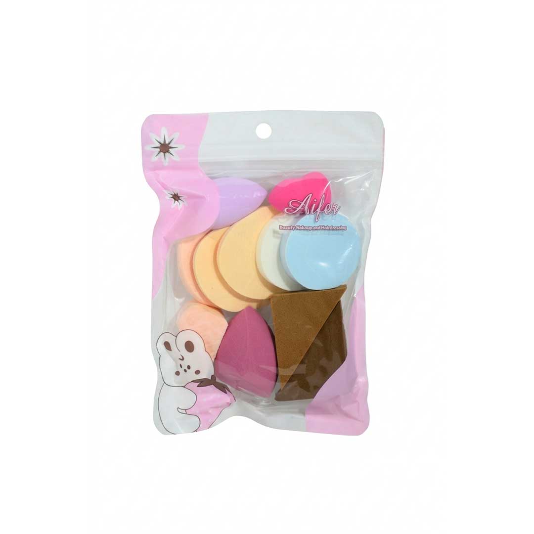 ESPONJAS D/MAQUILLAJE 6PZ EN BLISTER JH119 11353A