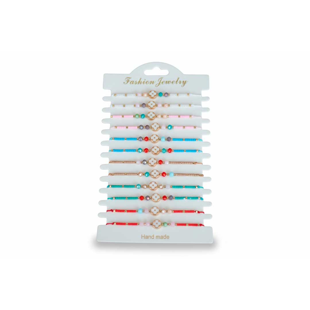 SET DE PULSERAS 12PZ EN BLISTER 625-515-20