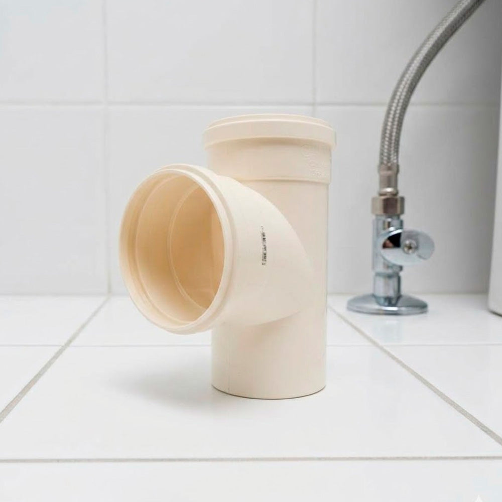 TE 100MM BLANCA DE PVC KRONA K-661