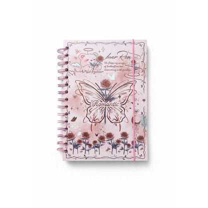 AGENDA CON ESPIRAL MARIPOSAS C/VARIOS YS-302B