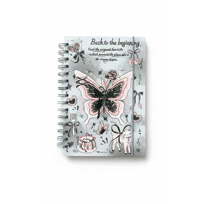 AGENDA CON ESPIRAL MARIPOSAS C/VARIOS YS-302B