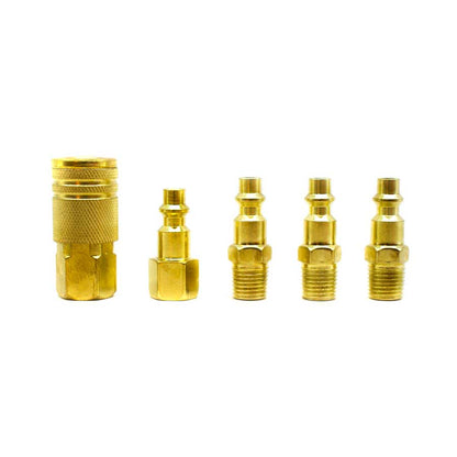 ACOPLES RAPIDO 5PZ BRONCEADOS MAKAWA MK-0650
