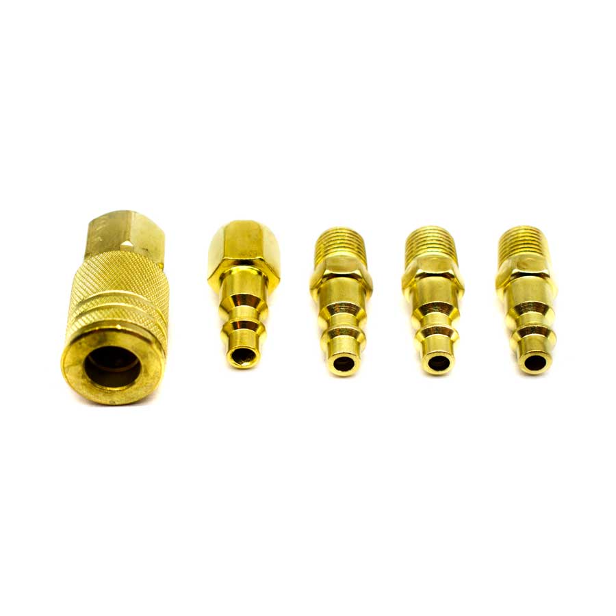 ACOPLES RAPIDO 5PZ BRONCEADOS MAKAWA MK-0650