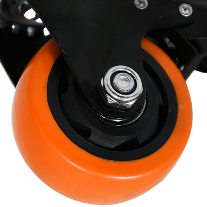 RUEDA NARANJA GIRATORIA C/FRENO 3″ LH-3459