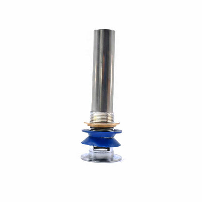 VALVULA METALICA PARA PILETA CON GOMA AZUL LH-788