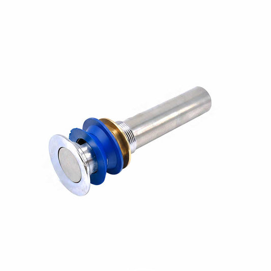 VALVULA METALICA PARA PILETA CON GOMA AZUL LH-788